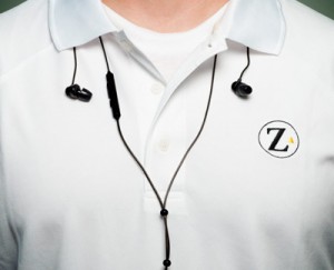 ZAGG headphones hangin' tight